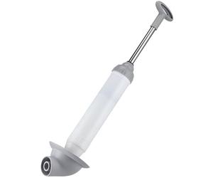 Gadpiparty Stura WC ad Alta Pressione Testa Curva in Acciaio Inossidabile e Pp, Aspiratore Multifunzionale per Lavello e Vasca in Bagno e Cucina