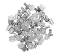 Gadpiparty Supporti per Pioli Mensole con Ventosa 30 Pezzi, Perni di Supporto Regolabili per Ripiani in Legno, Accessori per Scaffali Cucina e Armadietti, Ottimizzazione Spazio in