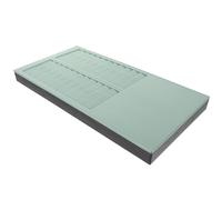 Gadpiparty Supporto da Parete per Tessere Presenze in Plastica Blu, Organizer Ufficiale Resistente ai Danni 24 Slot per Carte Orario, per Ufficio e Fabbrica