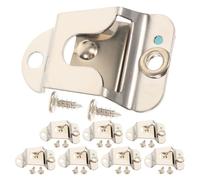 Gadpiparty Supporto per Microfono Autoradio in Metallo con Clip a Sgancio Rapido, Set da 8 Pezzi per Veicoli, Compatibile con Radiomicrofono Cb, Fissaggio Stabile e Montaggio Semplice