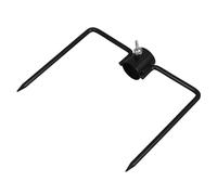 Gadpiparty Supporto per Ombrellone da Patio in Ferro Nero Facile Installazione, Versatile per attività All'aperto Come Pesca e Giardinaggio