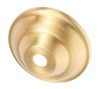Gadpiparty Supporto per Plafoniera in Ottone Dorato, Base Lampada Tonda e Piatta Design Versatile e Durata Estesa, per Luce da Soffitto Interna