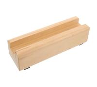 Gadpiparty Supporto Per Specchio Da Pavimento in Legno Massello Base Antiscivolo Stabile Supporto Per Specchio a Tutta Lunghezza 9.8X3.1X2.6 Pollici Design Moderno Per Interni