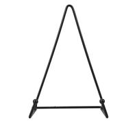 Gadpiparty Supporto Pieghevole Espositore Stabile e Durevole in Metallo Nero per Piatti da Parete e Tavolo per Esposizione Decorativa e Organizzazione Domestica