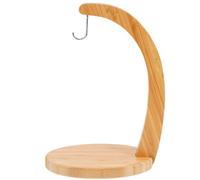 Gadpiparty Supporto Porta Banane Design Semplice e Facile da Pulire Gancio Resistente in bambù Naturale Come Appendi Frutta da Cucina o Espositore per UVA