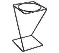 Gadpiparty Supporto Porta Vassoio Pizza in Metallo Nero Stand Robusto e Facile da Pulire per Buffet e Esposizione Dolci Alzatina Versatile per Teglie e Dessert