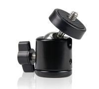 Gadpiparty Supporto Telefono Materiale Metallo e Abs, Portatile Treppiede Testa Sferica 1/4 Standard Confezione da 5 Pezzi per Fotografia e Video