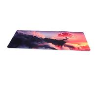 Gadpiparty Tappetino per Mouse Rgb con Gradiente Design Volcanic Lava per Gamer e Base Antiscivolo Cavo USB Staccabile Illuminazione per Esperienza Coinvolgente