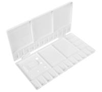 Gadpiparty Tavolozza Di Pittura in Plastica Con Scomparti Piccoli e Grandi Vassoio Pieghevole Per Acquerelli Per Pennelli Per Pittori e Studenti