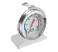 Gadpiparty Termometro Forno Resistente al Calore in Acciaio con Display e Indicatori Colorati Strumento Compatto per Misurare la Temperatura di Cucina Barbecue e Friggitrici