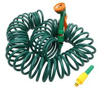 Gadpiparty Tubo da Giardino Retrattile 10 M in Eva Resistente per Irrigazione, Lavaggio Auto e Annaffiatura, Tubo Flessibile Espandibile per Esterni, Cortili e Prato Colore Colore Casuale
