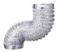 Gadpiparty Tubo Flessibile Per Condotto Dellaria Da 1 5 M in Foglio Di Alluminio Spesso Per Scarico Di Ventilazione Dellasciugatrice