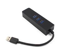 Gadpiparty Usb Hub Con Porte e Adattatore Ethernet Mbps Compatibile Con Pc e Dispositivi Usb Hot Swappable Gestione Energetica Efficiente