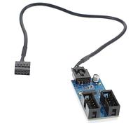 Gadpiparty Usb Hub Extensore Per Schede Madri Splitter Pin Dual Per Porta Usb Adattatore Di Rete Per Wifi e Ssd Pcie Facile Installazione e Alta Stabilità