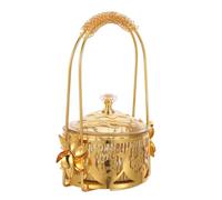 Gadpiparty Vassoio Eid Mubarak con Coperchio Contenitore per Snack Ramadan in Plastica e Metallo Decorazione Tavola per Festa Musulmana e Regalo Tradizionale per Eid