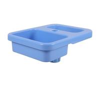 Gadpiparty Vassoio Porta Flebo in Plastico Blu, Supporto per Drip Stand Detachable, Organizer per Storage Holder per Uso Medico, Ottimizza L'ordine e Flusso di Lavoro