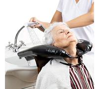 GADS Vassoio Lavatesta Gonfiabile per Capelli - Scivolo Leggero - Portatile per Parrucchieri con Chiusura Regolabile - per Bambini, Anziani