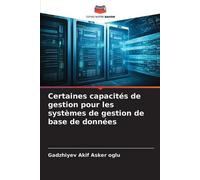 Gadzhiyev Akif Certaines capacités de gestion pour les systèmes de (Tascabile)