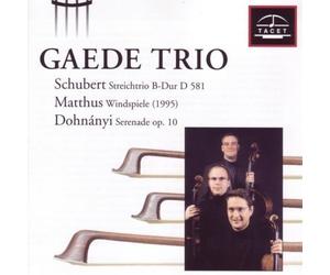 Gaede Trio Music for String Trio (Gaede Trio) (CD) Album
