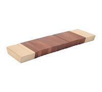 Gaeirt Strumento a percussione Orff, migliora l'abilità dell'immagine Regalo Sviluppa consapevolezza Musicale Ecoscandaglio per Denti Orff Ecologico per Bambini per Genitori(Colore Rosso e Legno)