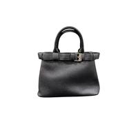 Gaëlle Borsa a Mano in Pelle con Fibbia, Design Classico, Colore Nero, con Cinturino Regolabile