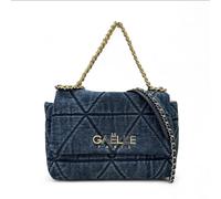 Gaelle Borsa a tracolla Denim Matelassè in Cotone Blu Donna GAACW02400