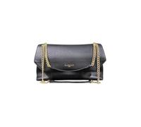 Gaëlle Borsa a Tracolla Elegante, Pelle Nera con Catena Dorata, Design Classico
