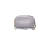 Gaëlle Borsa a Tracolla in Pelle Grigia con Catena Dorata, Design Elegante, Tracolla Regolabile