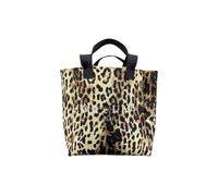 Gaëlle Borsa Tote con Stampa Leopardata, Manici Neri, Design Elegante