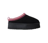 Gaelle Eskimo Sabot In Suede Nero Donna