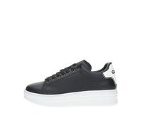 Gaelle Gacam00011 Sneakers Con Lacci In Ecopelle Da Uomo NERO/BIANCO 46
