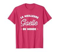 Gaelle Il Meglio del Mondo per Gaelle Maglietta, Uomo, Rosso mélange, 3XL