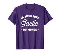 Gaelle Il Meglio del Mondo per Gaelle Maglietta, Uomo, Viola, S