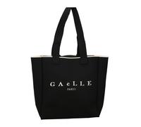 Gaelle Maxi Shopper Con Logo Ricamato Nero Donna