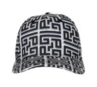 Gaëlle Paris, ,Accessories ,Donna ,Nero ,ONE SIZE Cappello Visiera con Stampa Logo Nero in Poliestere