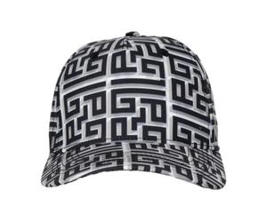 Gaëlle Paris, ,Accessories ,Donna ,Nero ,ONE SIZE Cappello Visiera con Stampa Logo Nero in Poliestere