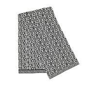 Gaëlle Paris, ,Accessories ,Donna ,Nero ,ONE SIZE Monogramma Jacquard Unisex Bianco Fantasia