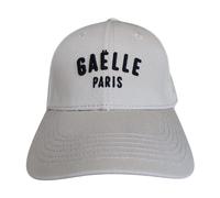 Gaëlle Paris, ,Accessories ,Uomo ,Bianco ,ONE SIZE Cappellino Baseball in Cotone Ricamato Sabbia Beige