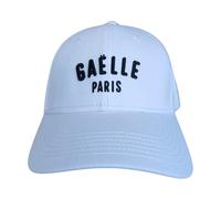 Gaëlle Paris, ,Accessories ,Uomo ,Bianco ,ONE SIZE Cappellino da Baseball in Cotone con Ricamo Bianco