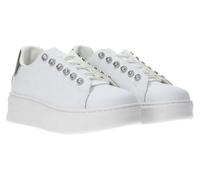 Gaelle Paris, Addict in Action Leather Strass, Scarpe Sneaker Platform Moda Casual Fashion
