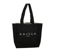Gaëlle Paris, ,Bags ,Donna ,Nero ,ONE SIZE Maxi Shopper Con Logo Ricamato