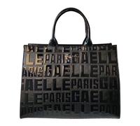 Gaëlle Paris, ,Bags ,Donna ,Nero ,ONE SIZE Maxi Shopper Lettering Vernice