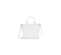 Gaelle Paris Borsa a Mano Mini, Bianco, 100% Poliuretanica, 20x18x10 cm, Tracolla Amovibile, Doppio Manico, Stile Casual