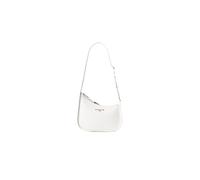 Gaelle Paris Borsa a Spalla Mini Hobo, Bianco, 20 x 16 x 6 cm, con Tracolla e Logo Catena