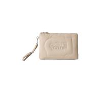 Gaelle Paris Borsa clutch matelassè con logo GBADP4670 beige