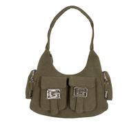 GAELLE PARIS Borsa Donna Reg Hobo Cargo In Canvas GAACW01190 Colore Verde Oliva
