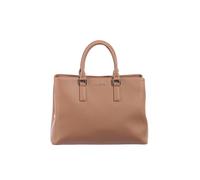 Gaelle Paris Borsa Maxi Shopper Con Tracolla Logata Jacquard Logo in Metallo GAACW01194 Cammello