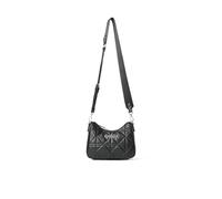 Gaelle Paris Borsa Reg Shoulder Strap In Ecopelle Bottalato Matelasse’ Banda Logo In Metallo GAACW01238 Nero