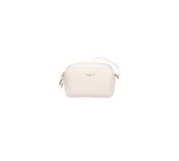 Gaelle Paris Borsa tracolla con doppia zip e logo in metallo GAACW02125 bianco
