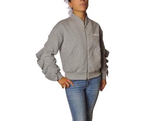 Gaëlle Paris Donna felpa aperta Grigio Taglia 0